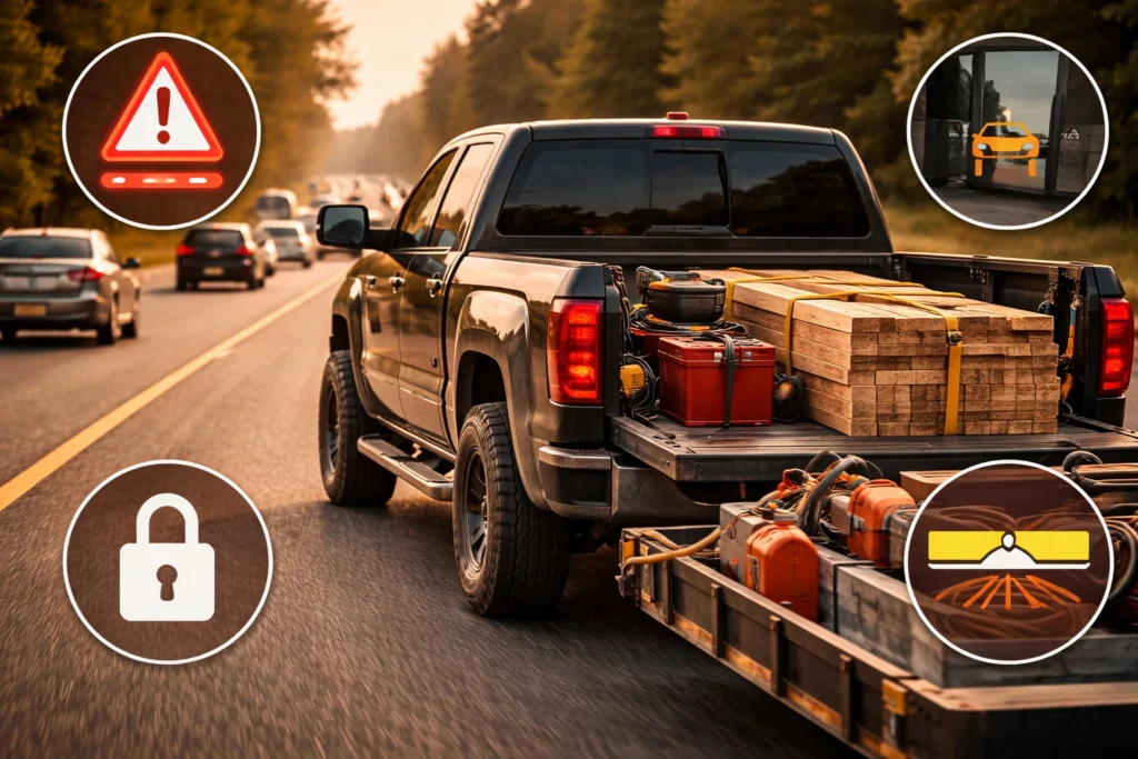 Man Driving Pickup Truck 2